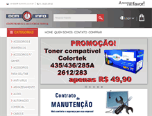 Tablet Screenshot of dcminfo.com.br